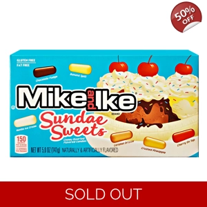 Mike & Ike Sundae Sweets Chewy Candies - Theatre Box 141g